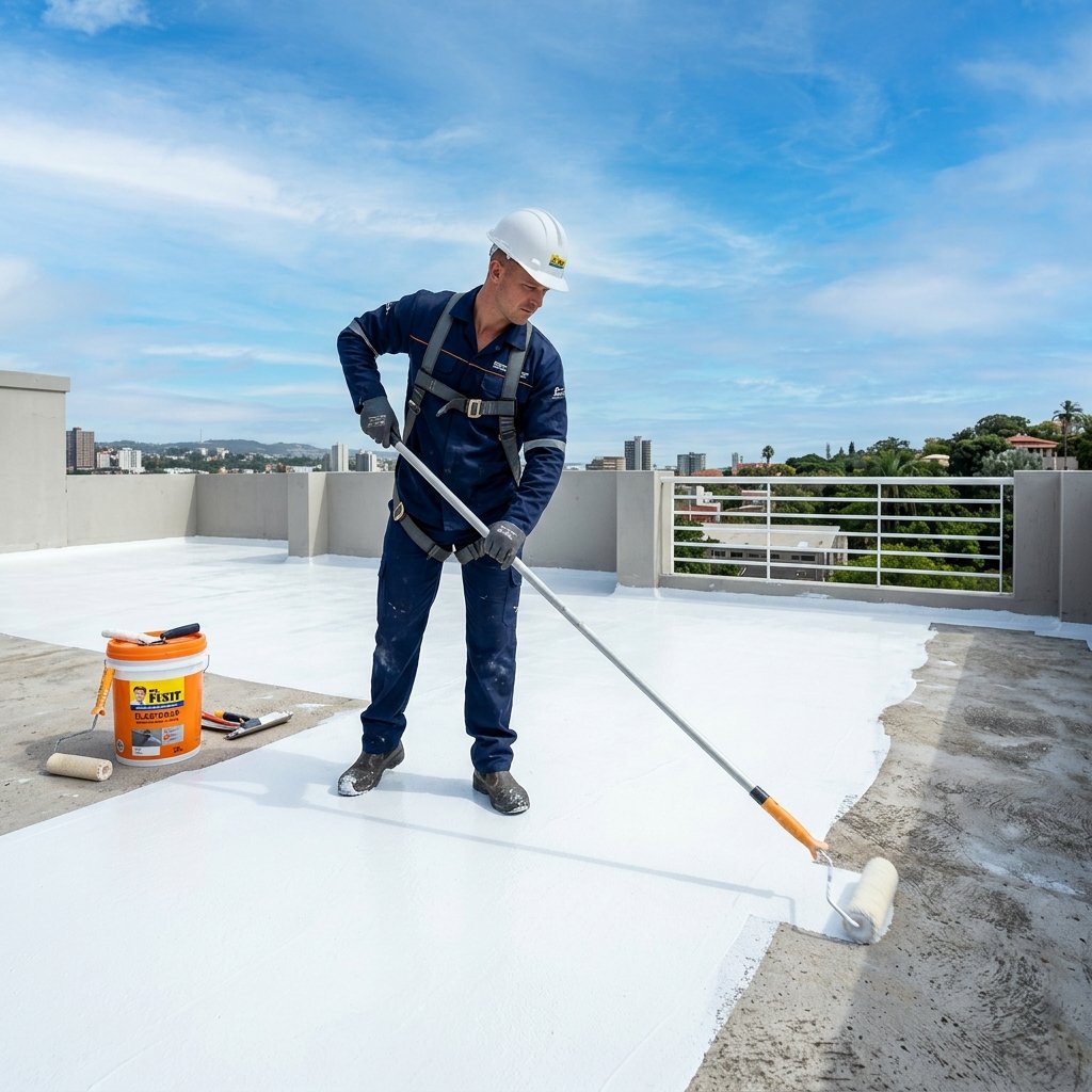 Sikka Waterproofing team at work